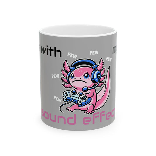 Axolotl "Pew Pew" Sound Effect Mug